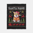 Search for pembroke welsh corgi blankets Merry christmas