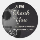 Search for musical wedding stickers Black and white