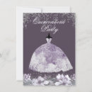 Search for purple winter wonderland invitations Silver