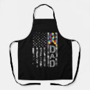 Search for autism awareness aprons Dad