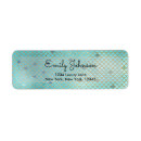 Search for purple teal return address labels Mermaid