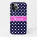 Search for pink polka dot iphone cases Navy blue