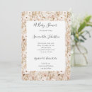Search for pretty baby shower invitations Blush