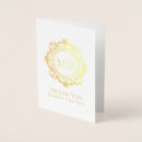 Search for real foil thank you cards Simple