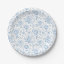 Search for minimalist wedding plates Dusty blue
