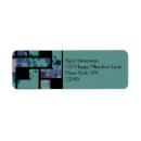 Search for square shape return address labels Pattern