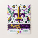 Search for mardi gras puzzles Fleur de lis