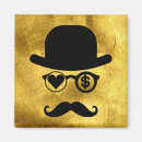 Search for mustache white magnets Black
