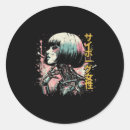 Search for cyberpunk stickers Woman