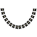 Search for black gold bunting flags Celebration