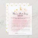 Search for princess baby shower games party stationery Pink