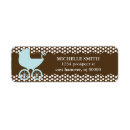Search for polka dot return address labels Baby shower