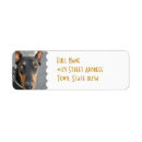 Search for doberman return address labels Dog