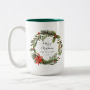 Search for poinsettia coffee mugs Red berries