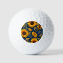 Search for floral golf balls Sunflowers