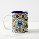 Search for blue and brown mugs Geometric