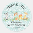 Search for zebra print baby shower stickers Thank you