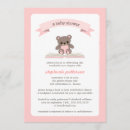 Search for teddybear invitations Girl