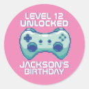 Search for girl gamer stickers Level unlocked