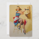 Search for pin up girl invitations Retro