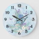 Search for white and blue kitchen clocks Elegant