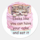 Search for eat cake stickers Cute