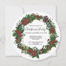 Search for holly christmas invitations Rustic
