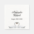 Search for white swans napkins Elegant