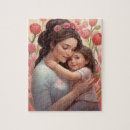 Search for mother and child puzzles Flowers