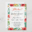 Search for hibiscus bridal shower invitations Luau