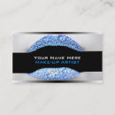 Search for make up artist business cards Lips
