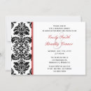 Search for damask rehearsal dinner invitations Pattern
