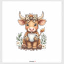 Search for highland cattle stickers Funny