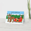Search for santa sleigh christmas cards Cartoon
