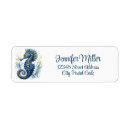 Search for seahorse return address labels Aquatic