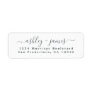 Search for pretty return address labels Contemporary