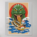 Search for funny monsters posters Illustration