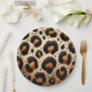 Search for animal print paper plates Leopard