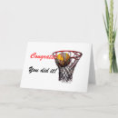 Search for basketball congratulations cards Dunk
