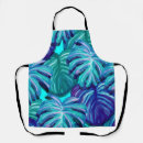 Search for turquoise and black aprons Blue