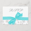 Search for silver snowflakes rsvp cards Teal