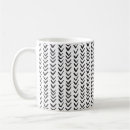 Search for herringbone mugs Black and white