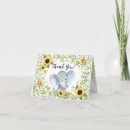 Search for sunflower thank you cards Baby shower