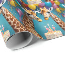 Search for tall wrapping paper Giraffe