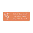 Search for celtic wedding return address labels Heart