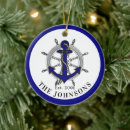 Search for navy sailor christmas tree decorations Boat captain
