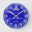 Search for royal blue clocks Silver