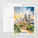 Search for austin tx postcards Watercolor