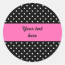 Search for black and white polka dot stickers Pink