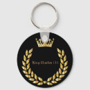 Search for king crown key rings Black